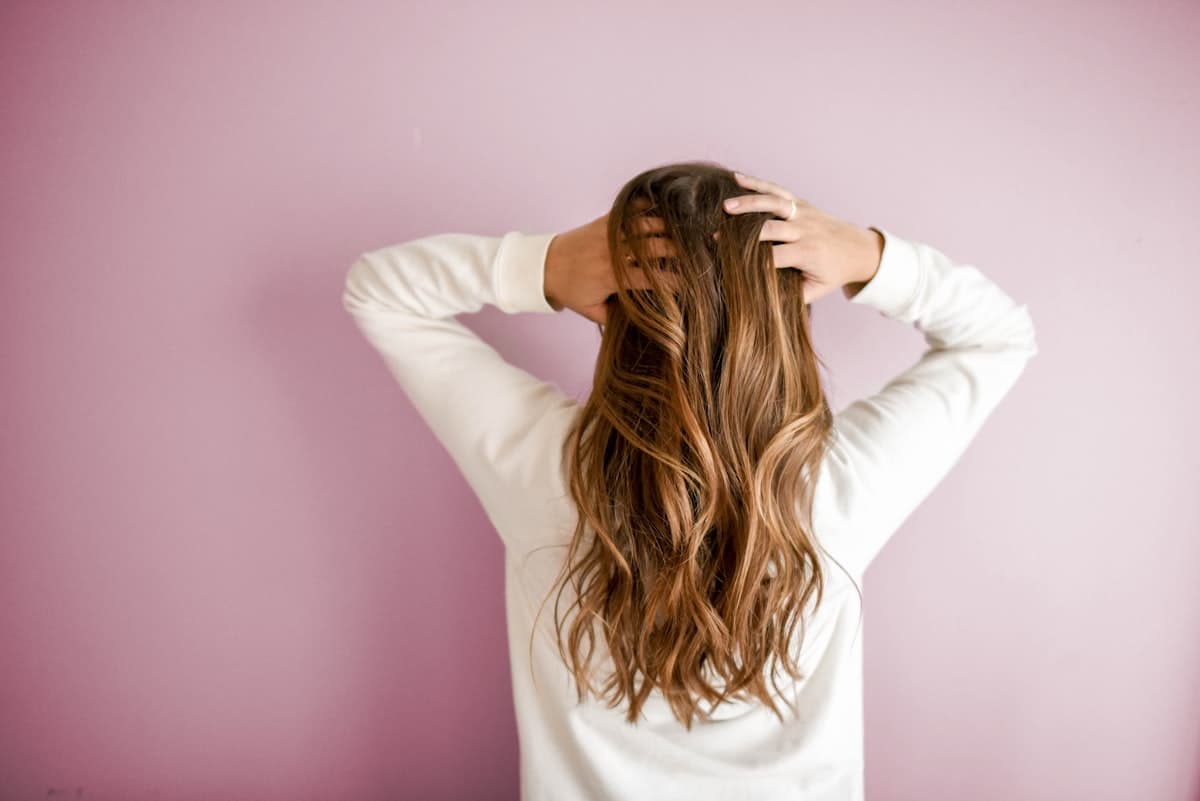 Scalp condition being assessed